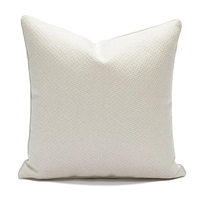 coussins décoratifs modernes nordique vert olive motif plissé texture polyester 45x45cm