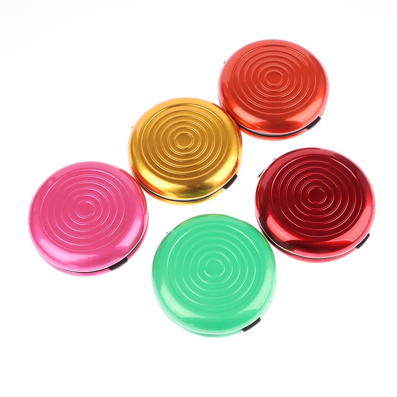 porte monnaie compact rond tissu noir bleu rouge violet vert moderne
