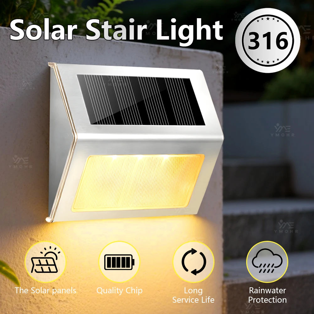 lumière solaire led blanche moderne adhésive jardin piscine extérieure contemporaine ip65 18650
