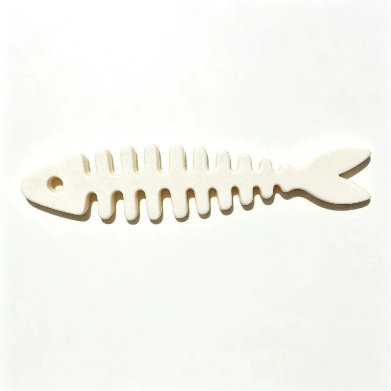 boîte rangement bijoux poisson stylisé rose orange blanc not sardines skinless boneless poignée