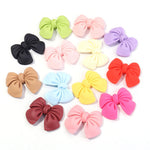 figurines kawaii rubans noues couleur diverse scrapbooking artisanat décoration moderne enfants clips