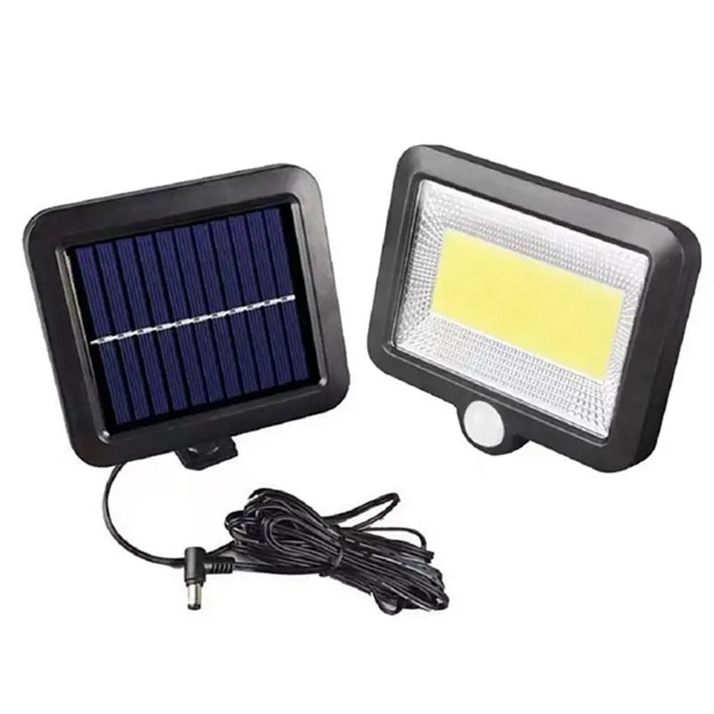 lampe solaire extérieure détecteur mouvement panneau solaire led noir bleu jaune étanche moderne fonctionnelle