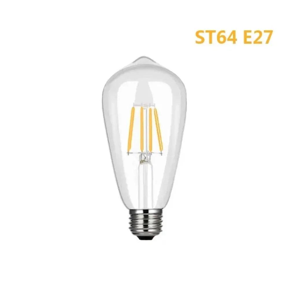 suspension lumineuse moderne industrielle transparente noir blanc ampoules led câbles pendentifs tringles éclairage