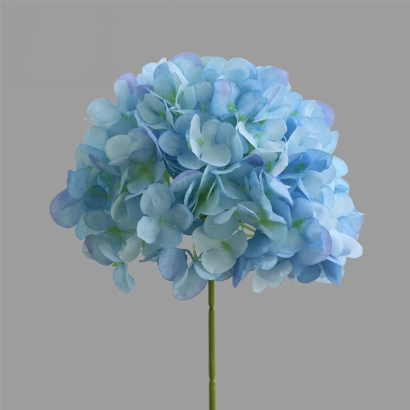décoration intérieure bouquet artificiel hortensia soie vert blanc violet modernes 70cm 20cm