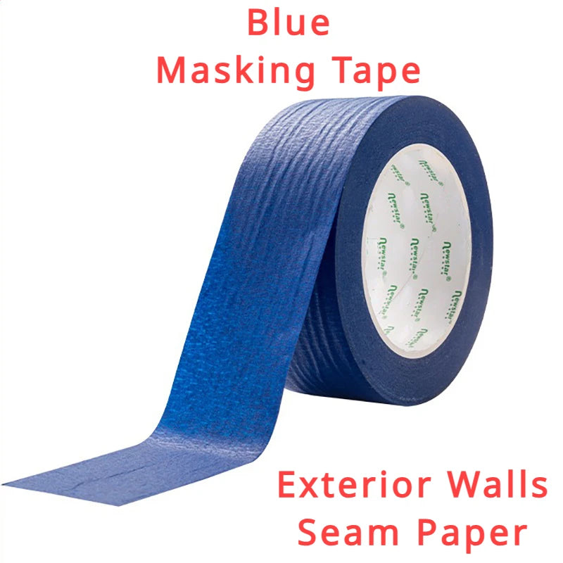 ruban masquage peinture bleu texture rugueuse adhésif pratique retrait facile rouleaux 20m each