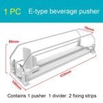 organisateur boissons canettes bouteilles conserves réfrigérateur support extensible réglable plastique métal moderne utilitaire