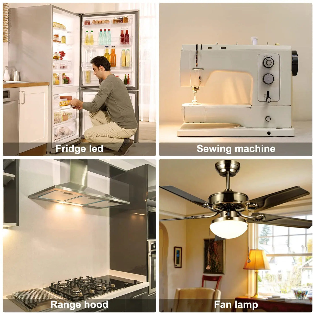 ampoules led filament doré transparentes e12 e14 2w 2200k classiques 360° 20000h salon refroidisseur