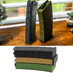 chargeur d'arme feu moderne robuste noir marron vert rainures opaques