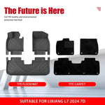 tapis sol voiture noir rayures horizontales moderne facile nettoyer toutes saisons imperméable