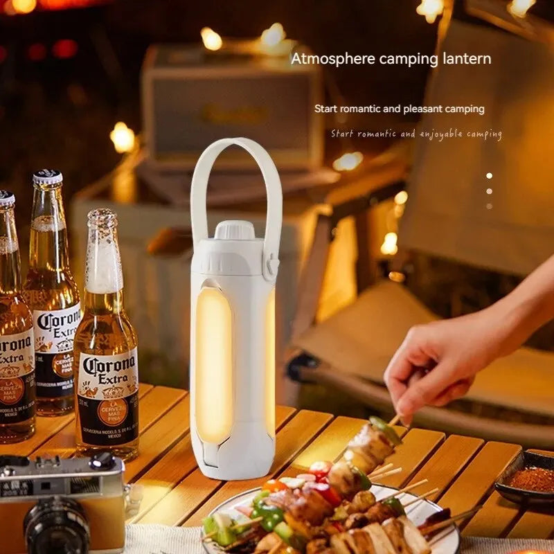 lanterne portable camping blanc moderne rechargeable led annuel suspension tactile