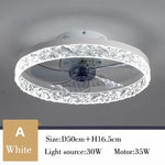 ventilateur lampe led télécommande moderne cristaux noir doré élégant fixations opaques