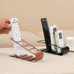 organisateur télécommandes rangement lunettes accessoires salon marron noir support stockage