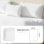 drap housse jetable lit simple double élastique blanc bleu rose vert violet lisse minimaliste