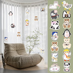 autocollants adhésifs anti moustiques transparents animaux cartoon voyage extérieur campement maison