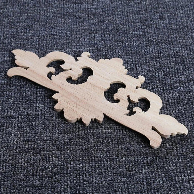 applique murale bois sculpté floral baroque beige opaque decoration interieur
