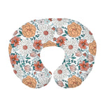 coussin bébé housse coton bleu motifs floraux animaux moderne doux floral abstrait