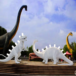 lampes table dinosaure brontosaurus rex led modernes résine filaments intégrés éclairage blanc