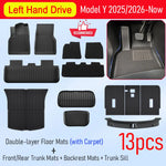 tapis sol voiture noir rayures horizontales moderne tpe antislip intérieur auto rechargeable posable