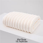 serviettes bain rayées douces absorbantes rapide séchage moderne blanc rose gris bleu pâques clips