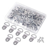 anneaux fixation argentés modernes 50pcs vis 50pcs cintres tableaux travail bois