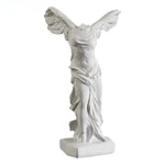 statue déesse victoire ange gréco romaine sculpture résine blanche décoration moderne antique