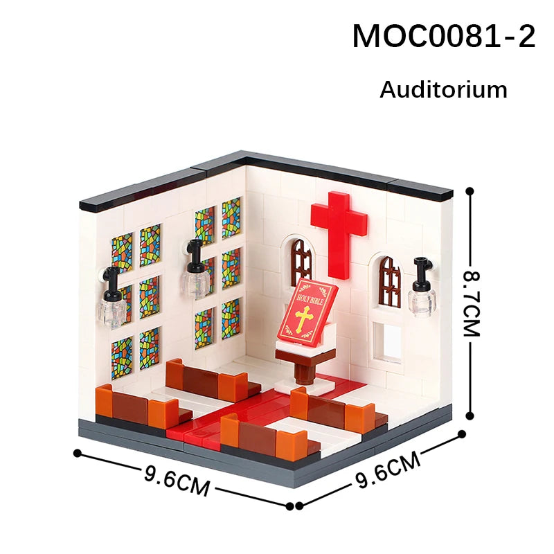Détail des briques auto-bloquantes du set MOC