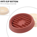 supports pot moderne rayures marron différents diamètres 7cm 9.5cm 12cm 15.5cm durable plantation fleurs