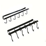 organisateur rangement rack crochet 12 crochets noir blanc moderne pratique