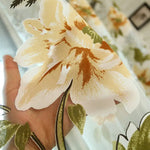 rideaux voilés motifs floraux tissu texturé translucides décoratifs romantiques fleurs feuilles