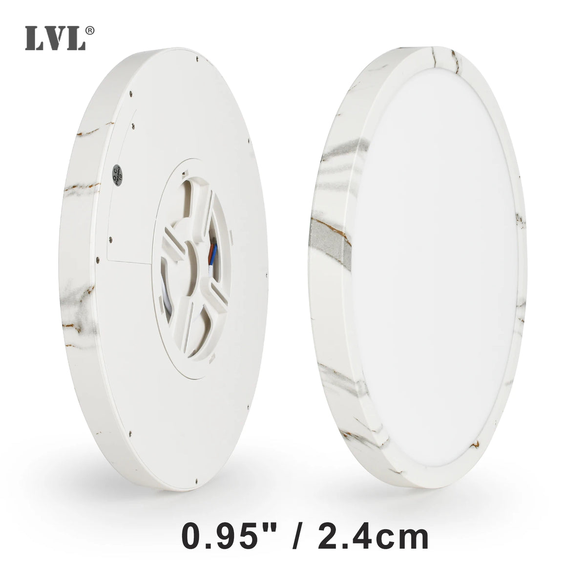 plafonnier led marbre blanc moderne éclairage quotidien facile flux lumineux ajustable certifié rohs