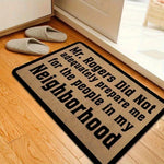 tapis d'entrée moderne bienvenidos marron clair lettres noires motif floral extérieur durable polyester