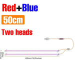 lampe led plante 30 50cm blanc rose bleu moderne clips adaptable usb