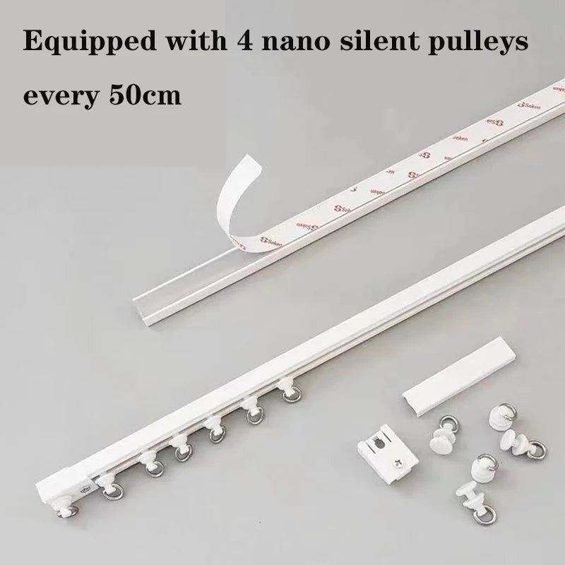 Détail de la piste coulissante nano silencieuse du rail