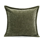coussins brodés bambou blanc vert olive nordique contemporain décoration maison voiture