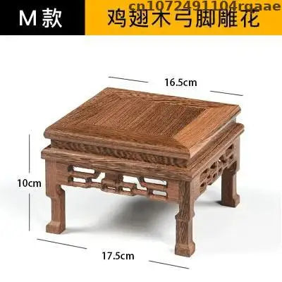 support encens bois naturel gravure décorative rustique artisanal objet religieux zen
