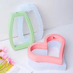 vases silicone couleur vert rose blanc forme coeur rectangle moderne