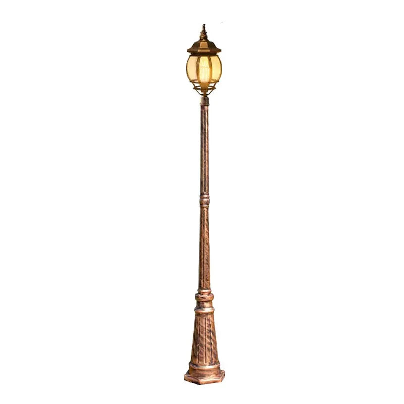 lampe rue industrielle ip65 bronze noir éclairage public led finition métallique classique vintage haute