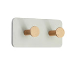 porte serviettes adhésif moderne bois naturel noir blanc gris vert marron unique utilisation multiple
