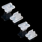 clips led transparents 6mm 8mm haute qualité certification fcc rohs 24v clips rectangulaires ouverture