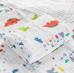 couverture bébé coton géométrique unicorns rainbows fruits moderne four seasons