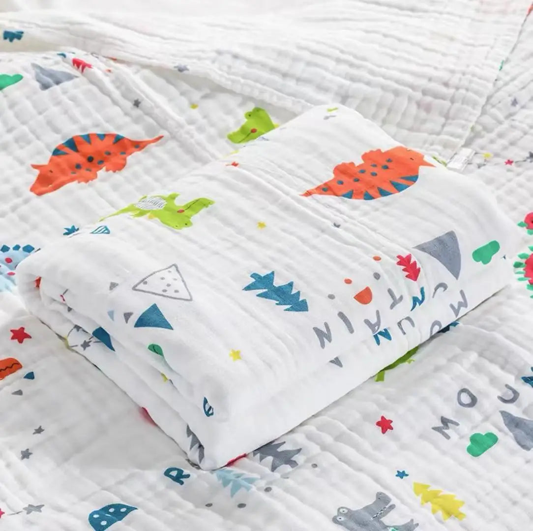 couverture bébé coton géométrique unicorns rainbows fruits moderne four seasons