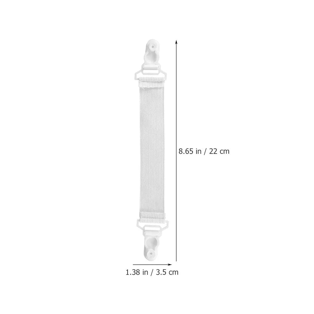 attaches literie blanc clips modernes fixations sheets protection anti glissement plis