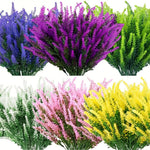 décoration intérieure bouquet artificiel violet vert rose jaune blanc moderne minimaliste