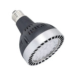lampe led blanc noir grille moderne ventilateur intégré 2000 lumens 50000h e27 115mm