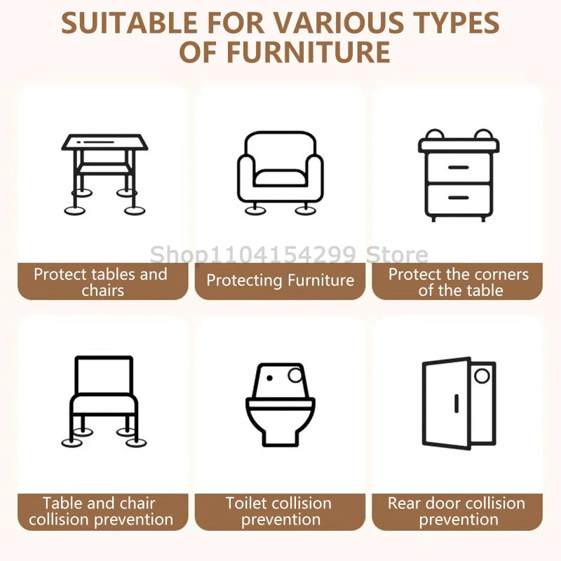 protection meubles antidérapante adhésive noire rectangulaire pratique caoutchouc épais certifiée