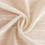 nappe boho chic lin texturé beige clair rayures horizontales extérieur mariage rustic festive