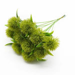 bouquet fleurs artificielles modernes mariage décoration intérieure vert rose jaune violet