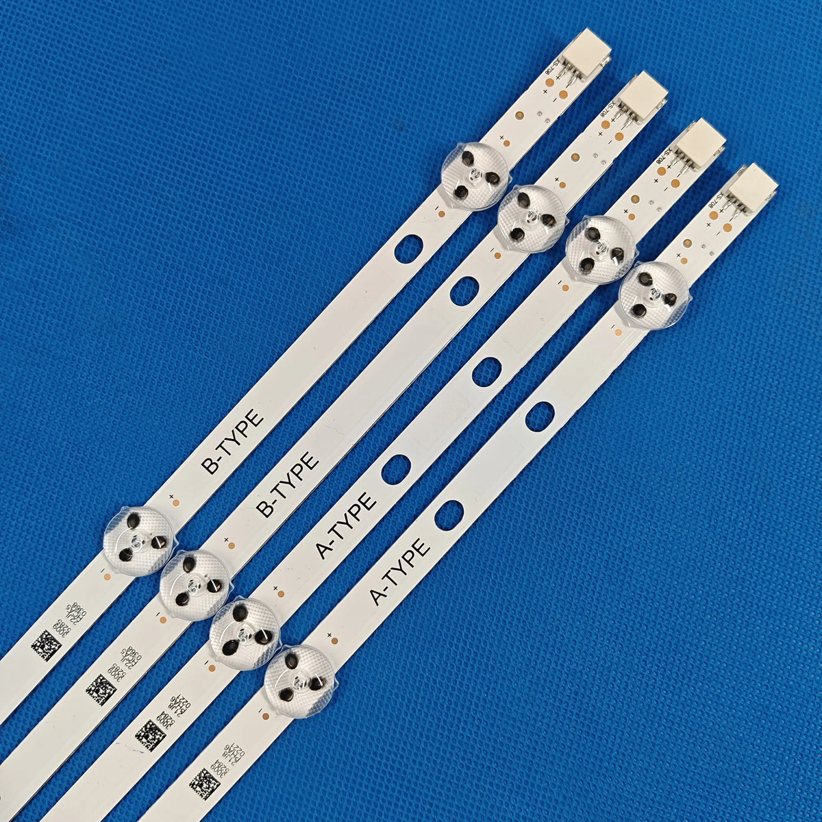 bandes led blanc connecteurs modernes téléviseur lumineuses aluminium flux lumineux