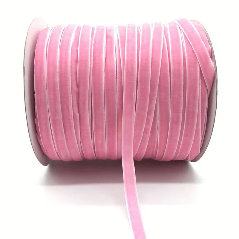 rubans velours opaques élégants couleurs unies polyester nylon