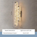 plafonnier led moderne cristal transparent argenté éclairage quotidien fixations triples dimension variable